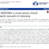 INA-RESPOND a multi-centre clinical research network in Indonesia