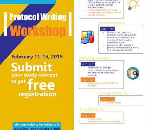 CLINICAL RESEARCH PROTOCOL WRITING WORKSHOP (CRIPIK 2019)