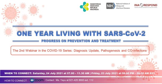 The 2nd Webinar: COVID-19 Diagnosis Update, Pathogenesis and Co-Infections