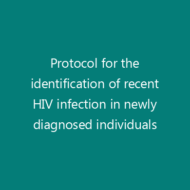 Protocol for the identification of recent HIV infection in newly diagnosed individuals